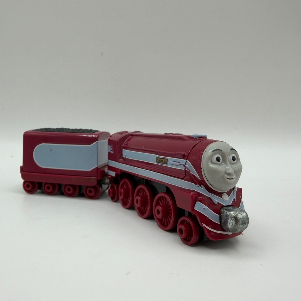 Thomas Wooden Railway Caitlin Engine & Tender 2012 Learning Curve TOMY Train